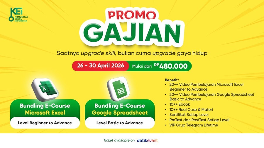 PROMO GAJIAN SPECIAL EXCEL DAN SHEETS