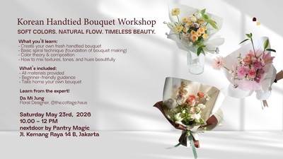 Korean Handtied Bouquet Workshop
