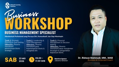 Workshop Business Management Specialist