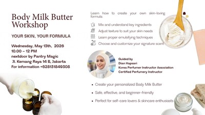 Body Milk Butter Workshop: Solusi Perawatan Kulit Sensitif yang Bisa Kamu Buat Sendiri