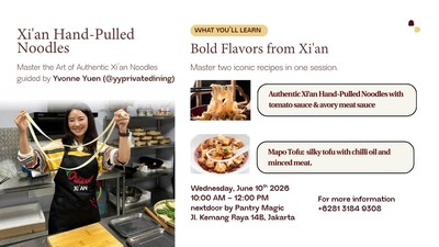 Kelas Memasak Kuliner Xi'an: Kuasai Seni Membuat Mi Otentik