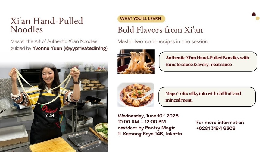 Kelas Memasak Kuliner Xi'an: Kuasai Seni Membuat Mi Otentik