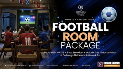 Football Room Package The Bellezza Suites by Nemuru