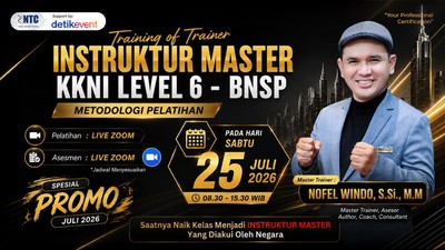 Training of Trainer Skema Instruktur Master KKNI Level 6 - BNSP