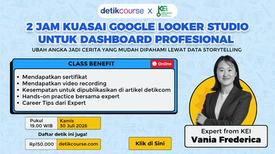 2 Jam Kuasai Google Looker Studio untuk Dashboard Profesional