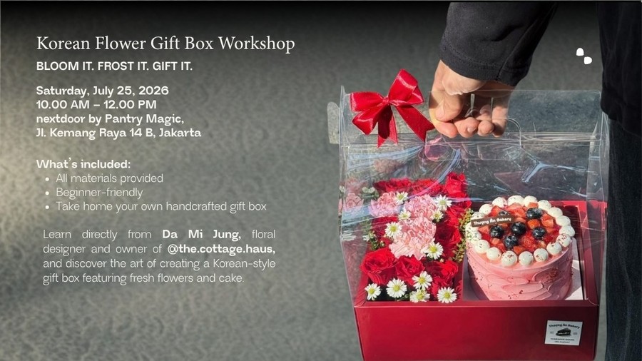 Korean Flower Gift Box Workshop