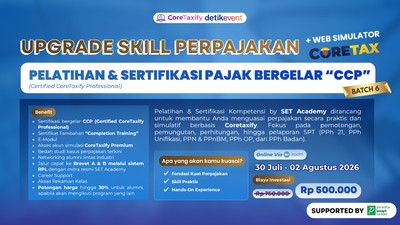 Pelatihan & Sertifikasi Certified CoreTaxify Professional (CCP)