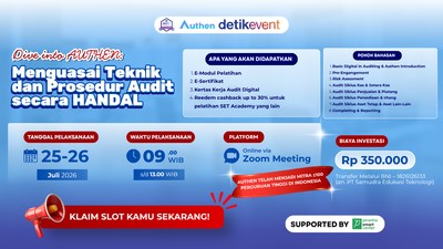 Dive Into AUTHEN: Menguasai Teknik dan Prosedur Audit Secara Handal Batch 2