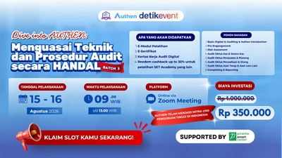 Dive Into AUTHEN: Menguasai Teknik dan Prosedur Audit Secara Handal Batch 2