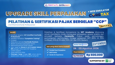 Pelatihan & Sertifikasi Certified CoreTaxify Professional (CCP)