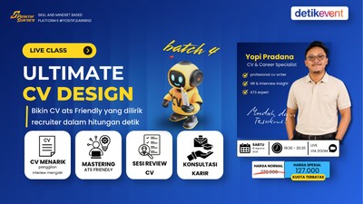 Ultimate CV Design: Bikin CV yang Dilirik, Dibaca, dan Dipanggil Interview (Batch 4)