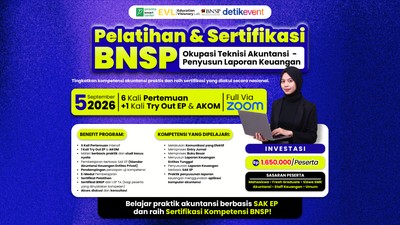 Pelatihan dan Sertifikasi BNSP Okupasi Teknisi Akuntansi Penyusun Laporan Keuangan