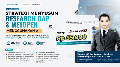 Premium Webinar: Strategi Menyusun Research Gap & Metopen dengan AI