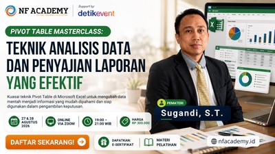 Pivot Table Masterclass: Teknik Analisis Data dan Penyajian Laporan yang Efektif