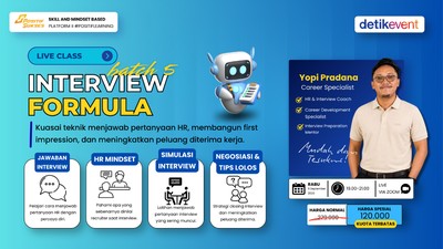 INTERVIEW FORMULA : Enjoy Wawancara, dengan Jawaban Luar Biasa (Batch 5)