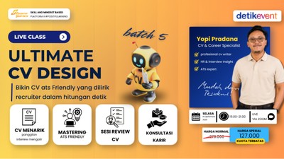 Ultimate CV Design: Bikin CV yang Dilirik, Dibaca, dan Dipanggil Interview (Batch 5)