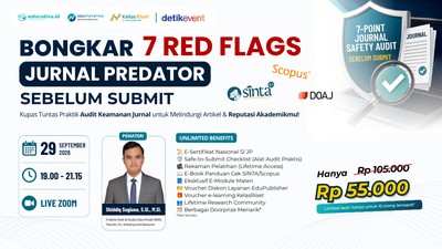 Premium Webinar: Bongkar 7 Red Flags Jurnal Predator Sebelum Submit