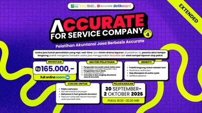 ACCURATE FOR SERVICE COMPANY: Pelatihan Akuntansi Jasa Berbasis Accurate Batch 4