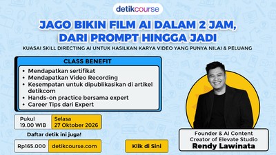 detikcourse : Jago Bikin Film AI dalam 2 Jam, dari Prompt hingga Jadi
