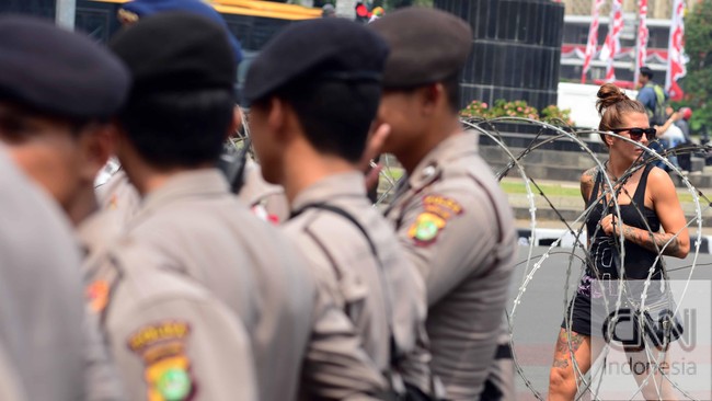 Polisi antisipasi potensi unjuk rasa di MK meski relawan Prabowo batal berdemo