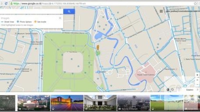 Sekarang giliran perusahaan teknologi besar Google, melalui layanan peta digital Street View, seakan ingin bergabung dalam pencarian monster di Danau Loch Ness.