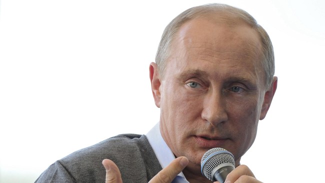 Presiden Rusia Vladimir Putin mengirimkan ucapan tahun baru untuk Presiden AS, Barack Obama, meskipun hubungan kedua negara renggang belakangan ini.