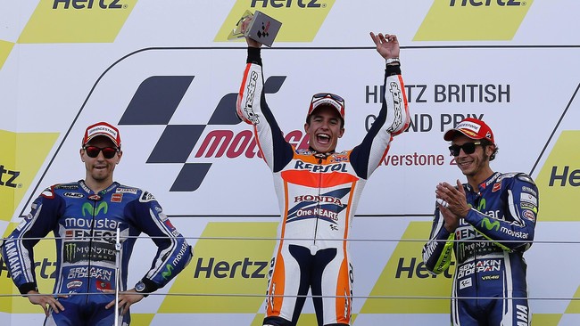 Marquez tidak menganggap duo Ducati yang menguasai tes pramusim terakhir di Sirkuit Losail, Andrea Dovizioso dan Andrea Iannone, sebagai ancaman.