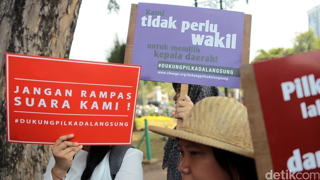 Jika nantinya disahkan dengan sistem tidak langsung, berbagai elemen bangsa akan protes.