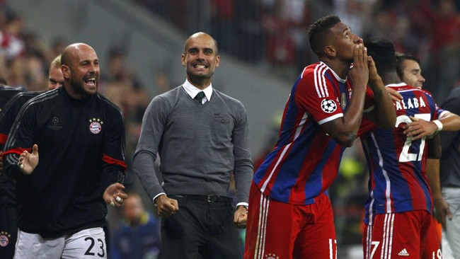 Jerome Boateng membawa Bayern Munich menang di laga pertama Liga Champion dengan mencetak gol ke gawang mantan timnya, Manchester City.