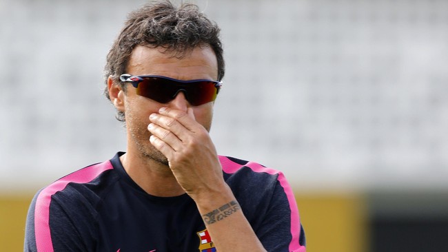 Berbicara sebelum laga melawan Elche, pelatih Barcelona Luis Enrique berkata bahwa ia memiliki dukungan dari seluruh pemainnya.