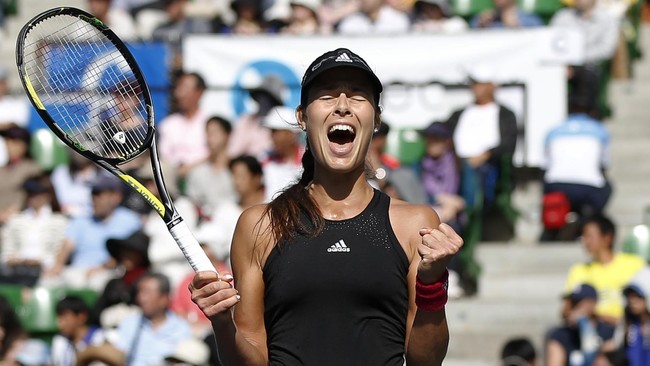 Menghadapi Bouchard, Ivanovic sebenarnya tidak diunggulkan. Ivanovic mengalami kekalahan dalam dua pertemuan terakhir melawan petenis asal Kanada tersebut.