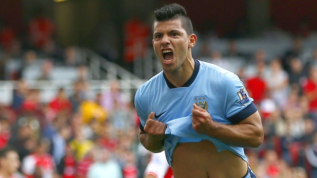 Sergio Aguero menjadi bintang lapangan setelah mencetak 4 gol ke gawang Hugo Lloris (18/10). Dalam laga itu, Manchester City unggul 4-1 atas tamunya, Tottenham.