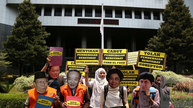 Pencabutan hak untuk mendapatkan remisi dan pembebasan bersyarat punya dasar hukum selama masuk dalam tuntutan jaksa. 