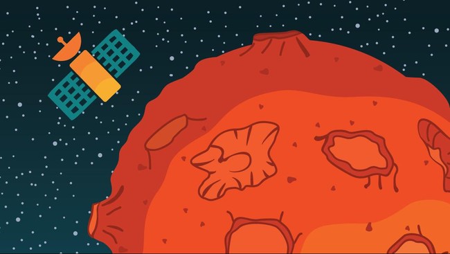 Berdasarkan informasi yang dikirimkan oleh robot penjelajah, Curiosity Rover, planet Mars pernah memiliki sebuah danau yang besar.