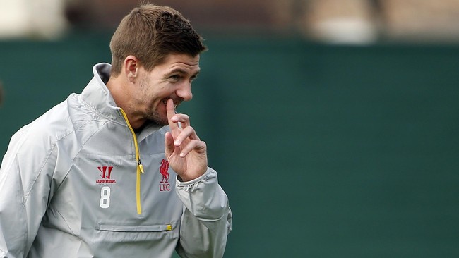 Kapten Liverpool Steven Gerrard dibangkucadangkan dalam pertandingan lanjutan Grup B Liga Champions melawan Real Madrid di Bernabeu.