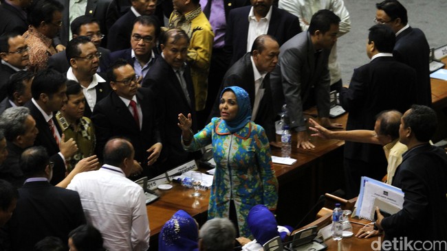 Ketua Harian Partai Demokrat Syarif Hasan mengklaim drama dalam paripurna RUU Pilkada dilakukan karena tidak ada satupun fraksi yang mendukung opsinya.