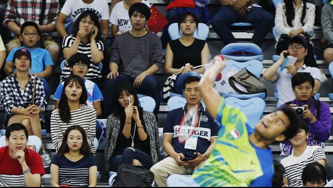 Indonesia gagal menambah medali emas dari cabang bulutangkis setelah Tontowi Ahmad/Liliyana Natsir kalah dari pasangan Zhang Nan/Zhao Yunlei, pada final di Gyeyang Gymnasium, Senin (29/9).