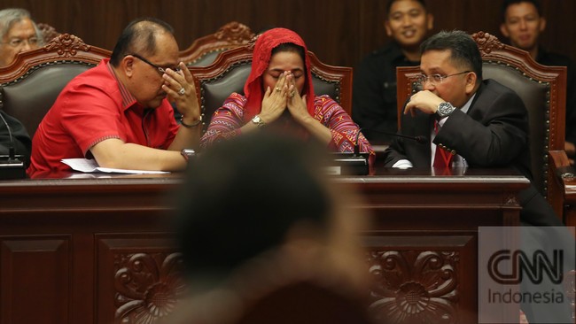Politikus PDI Perjuangan Trimedya Panjaitan menegaskan PDIP sepenuhnya tergantung pada Megawati Soekarnoputri.