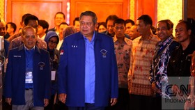 Peserta Kongres Bulat Pilih SBY Pimpin Kembali Demokrat