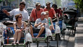Kuda dan Becak di Madura Ikut 'Rayakan' Lebaran
