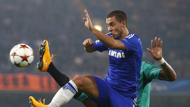 Kemenangan 2-0 yang diraih Chelsea atas Arsenal tak lepas dari aksi gemilang Eden Hazard, pemain yang kini menjalani musim ketiganya bersama The Blues.