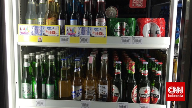 65-70 persen penerimaan cukai minuman beralkohol disumbang oleh minuman beralkohol golongan A.