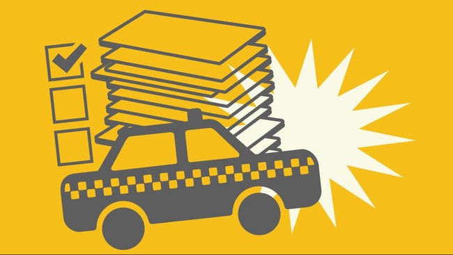 Pilihan untuk mengemudikan mobil pribadi telah ditinggalkan karena dinilai hanya akan menambah stres akibat terjebak dalam kemacetan, alhasil taksi jadi pilihan