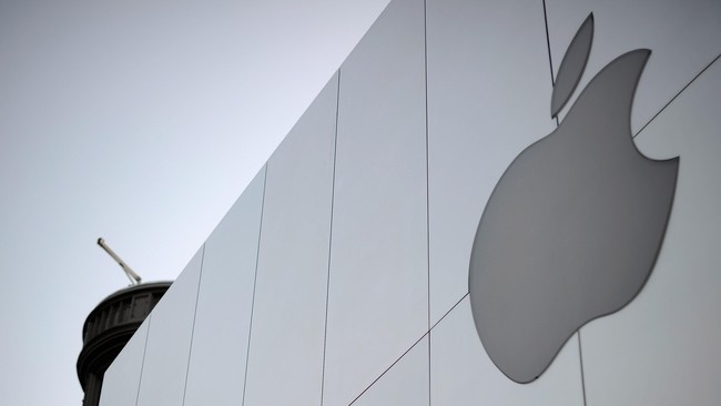 Apple merupakan salah satu saham yang mengalami penurunan cukup tajam. Nilai sahamnya turun sebanyak 3,2 persen ke angka US$ 115,07.