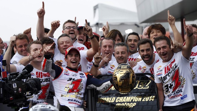Dengan keunggulan 52 poin atas Valentino Rossi, Marc Marquez bisa memastikan gelar juara dunia MotoGP 2016 di Sirkuit Motegi, 16 Oktober mendatang.