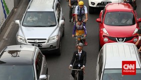 Sempitnya Ruang Bagi Pesepeda di Jakarta