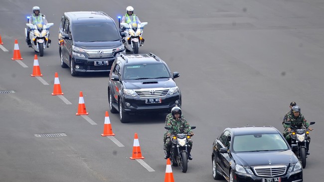 Mulai Ketua Umum PAN Hatta Rajasa, Gubernur Jawa Tengah Ganjar Pranowo, Wali Kota Surabaya Tri RIsmaharini, sampai Ketua Umum PBNU Said Aqil Siradj.