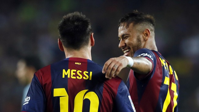 Neymar membuka kemenangan Barcelona atas Ajax. Kemenangan ini menjadi modal berharga bagi Barcelona jelang menghadapi Real Madrid, Sabtu (25/10).