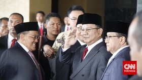 Ical hingga Hilmi Aminuddin Simak Pidato Prabowo