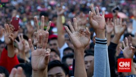 TPN Ganjar-Mahfud: Salam Tiga Jari Simbol Perlawanan